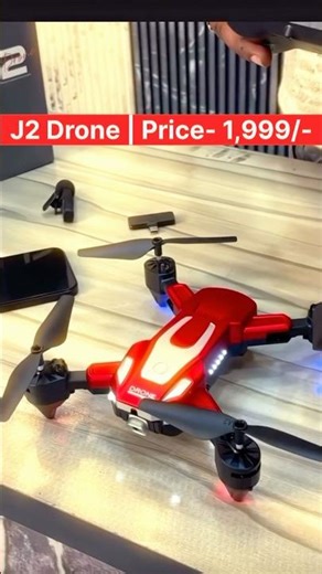 J2 Foldable Drone Unboxing 😍 360° Flip + 4K Camera #Shorts #dronevideo