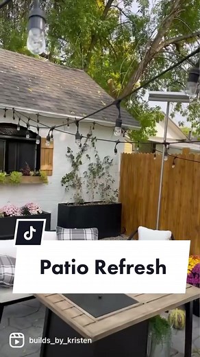 DIY Cafe Light Pole Tutorial for a Cozy Outdoor Space