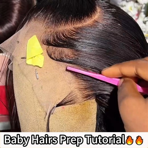 136K views · 1.6K reactions | Baby hair tutorial Wig link: https://www.aprillacewigs.com/hd-lace-wigs/802-150-density-13x4-hd-lace-front-wig-brazilian-virgin-human-hair-preplucked-hairline-hdw333.html | April Lace Wigs | Facebook