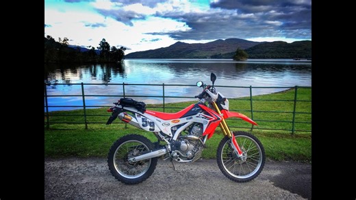 Exploring the Trossachs by Honda CRF 250L - Episode 1: Loch Katrine to Loch Lomond