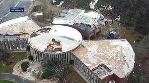 13K views · 62 reactions | Drone video of the tornado damage at Jacksonville State University. See the photos from the ground: bit.ly/2HPUPNv Courtesy Colin White | WVTM 13 | Facebook