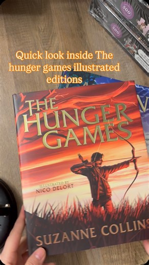 Quick look inside pt 1&2 of the Hunger games illustrated editions 💜🔖 📚 Order now from our website sector-10.com (link in bio) | Sector10 bookstore