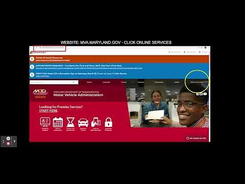 Maryland MVA DOT update procedures