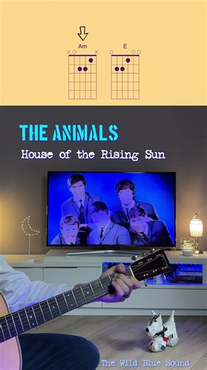 House of the Rising Sun - The Animal | Easy Guitar Tutorial 🎸