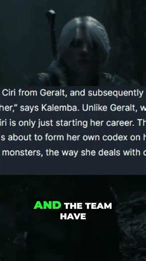 The Witcher: Ciri's NEW Path & Freedom of Choice #shorts