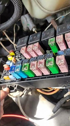 How to remove fuse box for 2008 ford f250 5.4l #ford #diy #howto #fyp #fordtrucks #fusebox