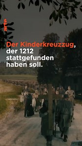 1212: Tausende Kinder machen sich auf nach Jerusalem, um die Heilige Stadt von den Muslimen zu befreien. Ohne elterlichen Beistand, unbewaffnet, zu Fuß. Hat sich dieser leidvolle Kinderkreuzzug tatsächlich zugetragen oder ist er nur ein Mythos? ⏩ so.arte/Kreuzzug-der-Kinder | Arte