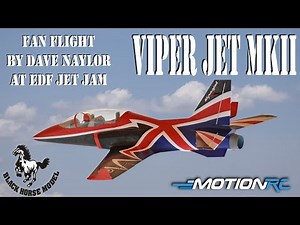 Black Horse Viper Jet MKII Flown By Dave Naylor At EDF Jet Jam 2024 | Fan Flight | Motion RC