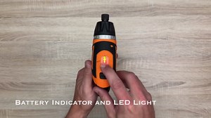 Vastar 7.2V Cordless Screwdriver, Electric Power Screwdriver Set With Rechargeable Battery & Pivoting Handle, 320RPM/10+1 Torque Small Automatic Screw driver Kit with 47Pcs Bits/LED Front Light