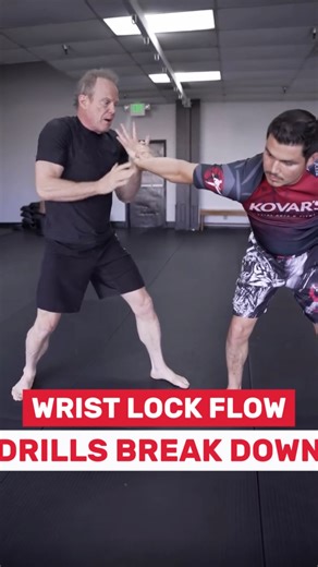 Dave Kovar | Martial Arts Instructor & Mentor | Wrist lock flow drills break down ⬇️ These are a few drills we teach our students to get used to wrist manipulation. In this video, I’m... | Instagram