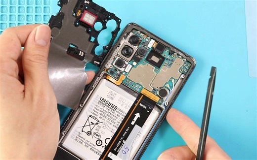 三星 Galaxy A52 拆解拆机步骤 维修教程 一看就会 自己动手拆手机