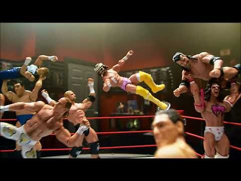 Smyths Toys - WWE Elite Authentic Scale Raw Playset with Goldberg Figure