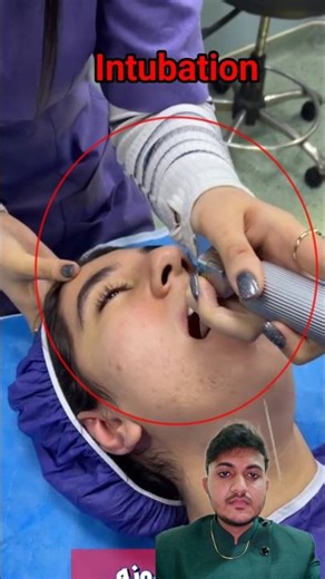 Intubation ❤️ #intubation #ventilation #laryngoscope