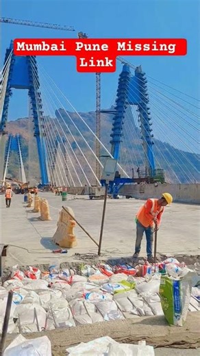Mumbai Pune Missing link | India's Longest Cable Bridge