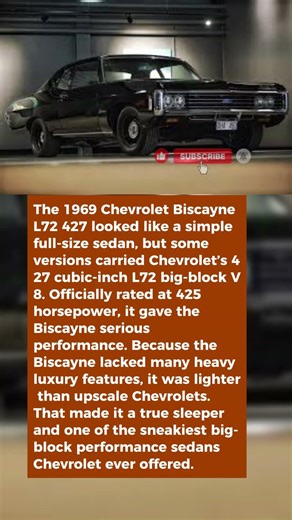 1969 Chevrolet Biscayne L72 427