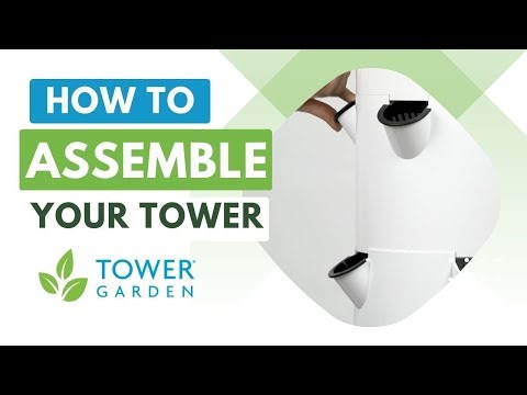 Getting Started - Step 1) Tower Garden Assembly