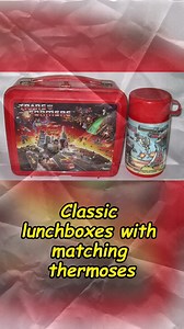 Classic LunchBox with Matching Thermos ❤️😍✨🇺🇸 #nostalgia #childhood #memories #kids #school #90s #2000s #usa #schoollife | Nostalgia 90's