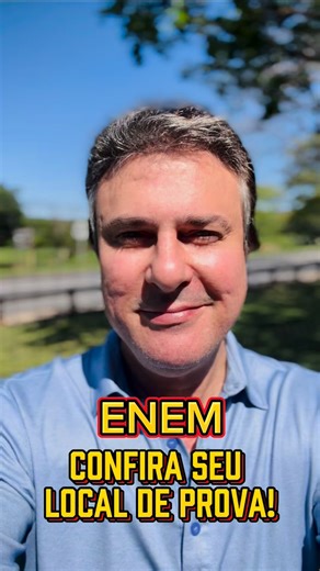 Ministério da Educação | MEC on Instagram: "✨ Sua jornada rumo à educação superior começa agora! O local de prova do Enem já está disponível na Página do Participante. Se liga no recado do ministro da Educação, Camilo Santana. ▶️ Confira agora em enem.inep.gov.br/paginadoparticipante #Enem"