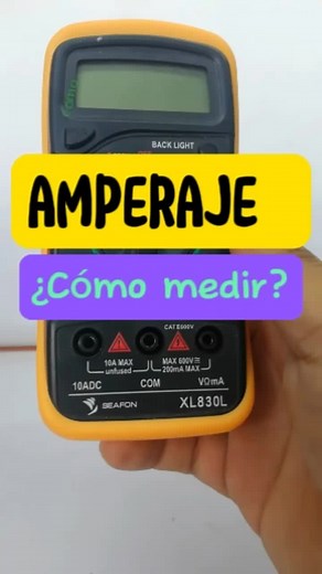 Cómo medir amperaje con multímetro en LED paso a paso