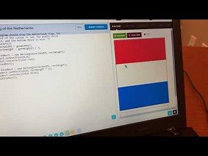 Coding flag of netherlands