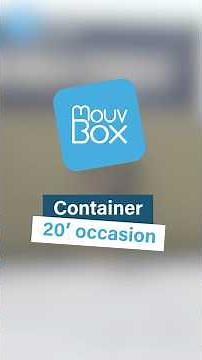 Découvrez en 1min le container 20 pieds d’occasion !