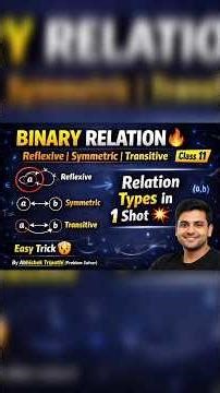 class 11 | relation and function| by Abhishek Tripathi problem solver.
