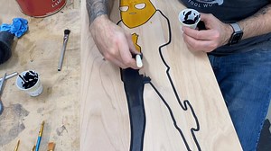 Here's a shorter edit of the Fortnite CNC sign project just for fun. Hope you like it. | The Wood Whisperer
