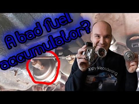 ㉦Mercedes Ke-Jetronic㉦ - 🛸The Fuel Accumulator🛸, a quick check