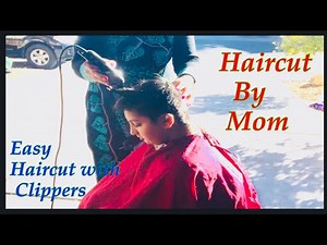 Haircut by mom| my son’s haircut at home| easy haircuting with clippers | indian mom haircut vlog!