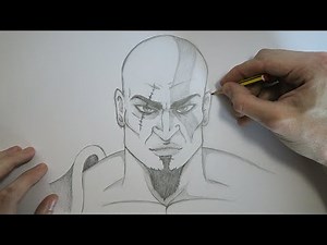How To Draw Kratos from God Of War | Step by Step Pencil Drawing Tutorial
