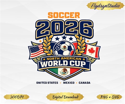 2026 North American World Cup Soccer Emblem (digital Download) - Etsy