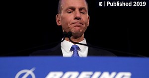 Boeing Chief Seeks to Reassure Shareholders on Safety of 737 Max Jets