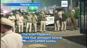 At least eight killed after car explodes near Red Fort tourist site in New Delhi, police say