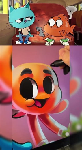 Gumball in PIXAR style is amazing! 🤩 #shorts #gumball