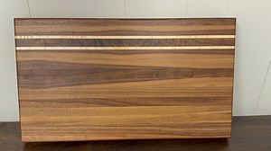 Walnut Curley Maple Cutting Board. Custom Sizes. Contact for Quote. - Etsy
