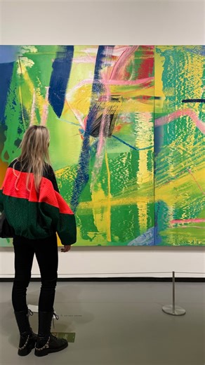 Laura Elizabeth Smith Sweeney on Instagram: "Six decades of Richter @gerhard.richter 🎨💥 At Fondation Louis Vuitton @fondationlv, Gerhard Richter takes over the entire museum in a landmark retrospective spanning more than sixty years of creation. Born in Dresden in 1932, Richter is celebrated for his groundbreaking exploration of abstraction and realism, bridging painting and photography with unparalleled precision and poetry. Incredibly curated by Dieter Schwarz and Nicholas Serota @sirnichola