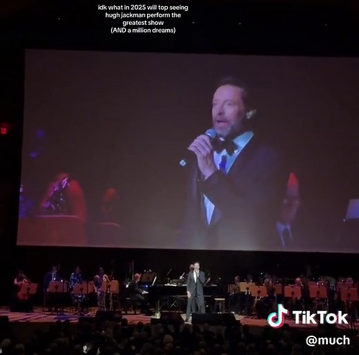 Hugh Jackman Singing 'The Greatest Showman' Live