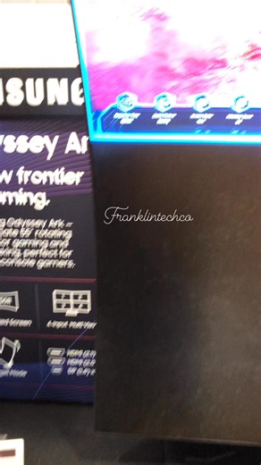 This was amazing find Samsung Odyssey Ark 2 55" 4K UHD 165Hz 1ms Quantum Mini-LED Curved Gaming Monitor #franklintechco | Franklin TechCo