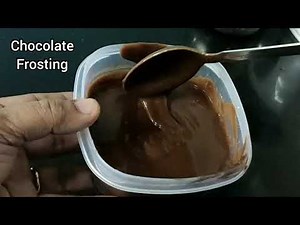 Chocolate Cake Frosting Recipe| Quick and Easy