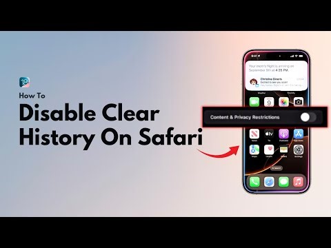 How To Disable Clear History On Safari On iPhone | iOS 18/18.5