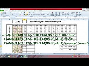 HOW TO CALCULATE PERFORMANCE IN EXCEL/REWARD CALCULATION