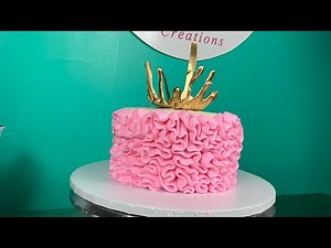 Quick and Simple Buttercream Ruffles Tutorial