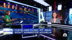 Biogen shares drop as big clinics announce they won't administer controversial Alzheimer's drug