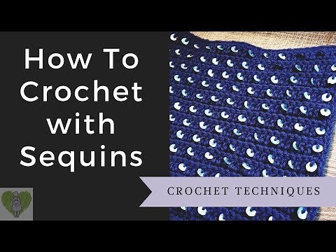 How to Crochet with Sequins