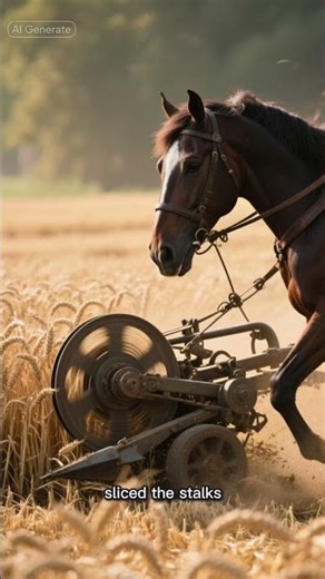 MECHANICAL REAPER - Revolutionizing agriculture and increasing food production.