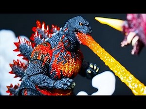 [S.H.MonsterArts] Burning Godzilla (1995) 70th Anniversary Special Ver. [vs. Destroyah] Tokyo Wat...