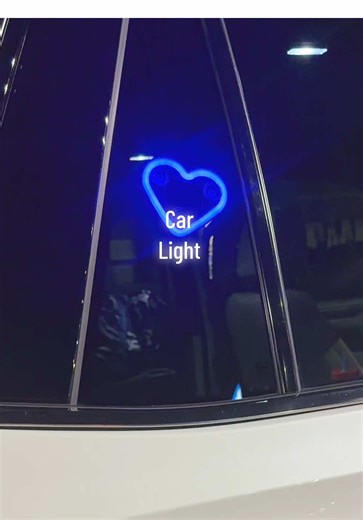 Cordless Cute LED Heart Light for Your Car