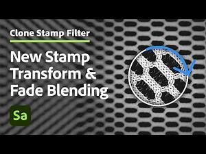 New Clone Stamp Filter in Sampler - Transform & Fade Blending | Adobe Substance 3D