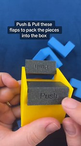Push & pull to pack in the pieces. #puzzlesolving #puzzles #puzzlemaster #puzzle #3dprinting | Puzzle Master Inc.