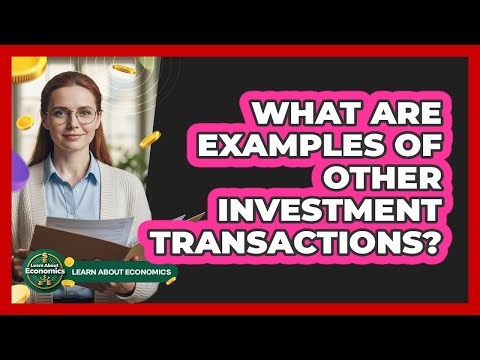What Are Examples Of Other Investment Transactions?